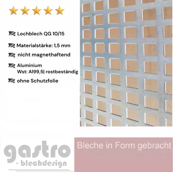 Alu_Lochblech Gitter Qg10-15